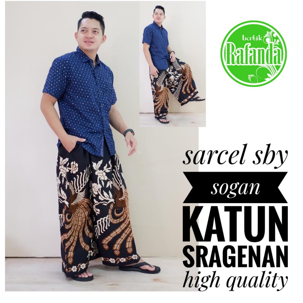 Batik Solo Sarung Celana Batik SBY Rafandan Batiksoloamanah 135.000