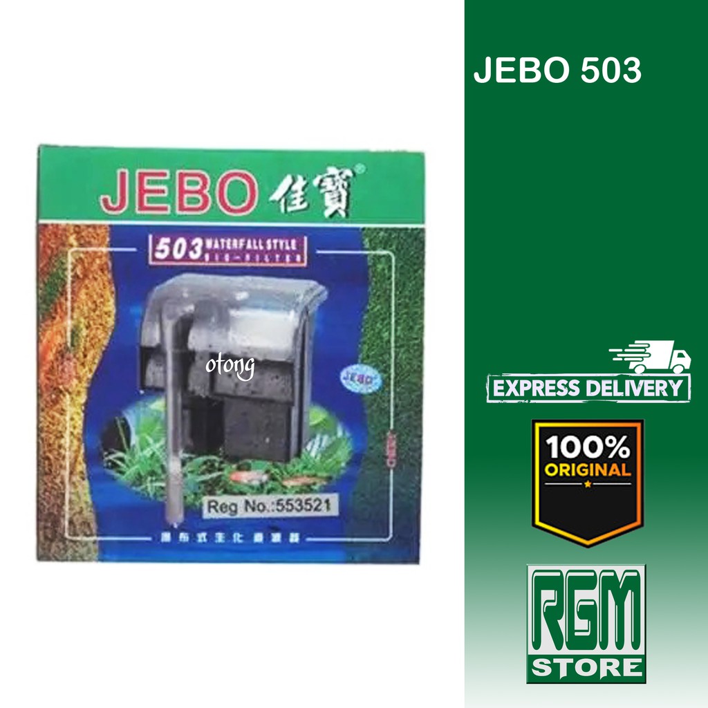 JEBO 503 jebo503 hanging hang on filter gantung aquarium aquascape