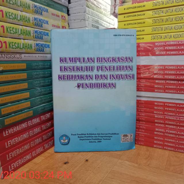 Jual Buku Original Kumpulan Ringkasan Eksekutif Penelitian Kebijakan Dan Inovasi Pendidikan