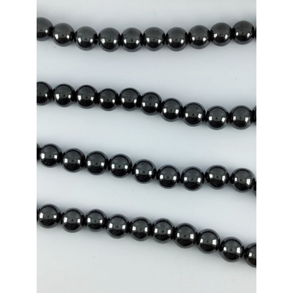 Batu Magnet Bulat 12 mm Hitam Bahan Untuk Membuat Kalung Gelang Aksesoris Kerajinan Tangan DIY