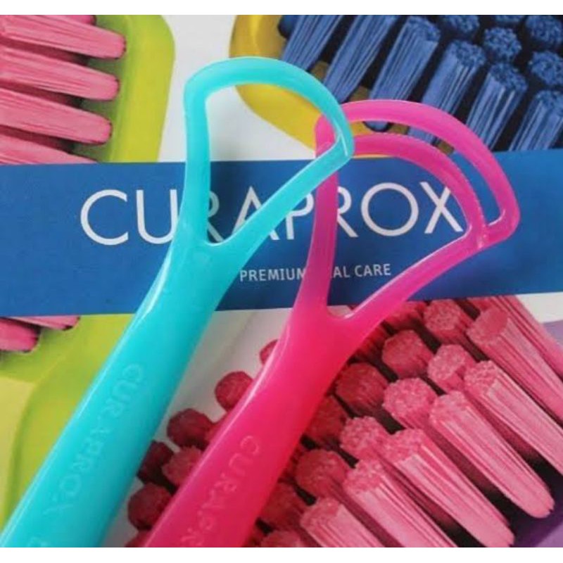 Curaprox Tounge Cleaner / Pembersih Sikat Lidah Curaprox