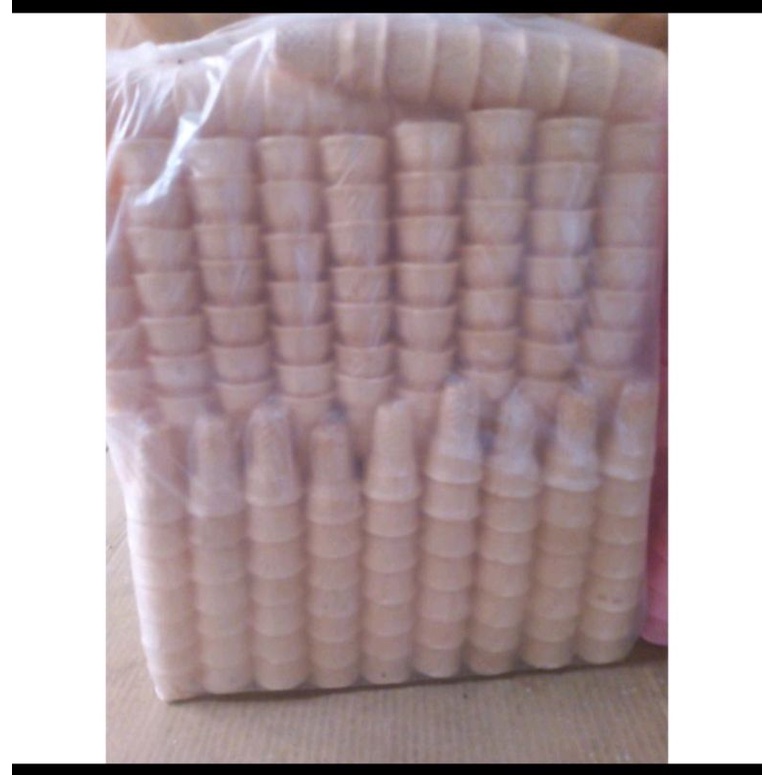 

CONE ICE CREAM ukuran 3CM & 4,5Cm isi 140 pcs & 160 pcs