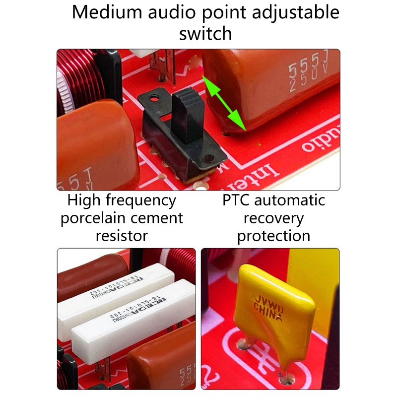 Btsg Papan Modul Ic / Sirkuit Pcb Board High power 250W 3 Arah Adjustable Untuk Home Theater DIY