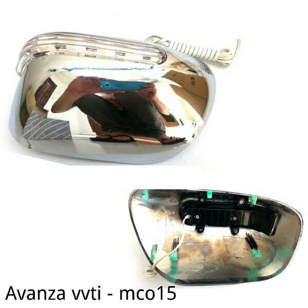 Cover Spion Chrome Avanza Lama + Lampu