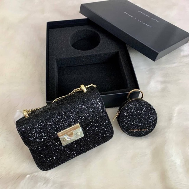 TAS CK CNK GIFT SET HITAM