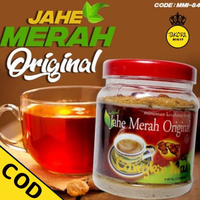 

MINUMAN SERBUK JAHE MERAH BUBUK ORIGINAL DD 78A CAP CANGKIR MAS 330 GR TOPLES HERBAL JAHE MERAH BPOM