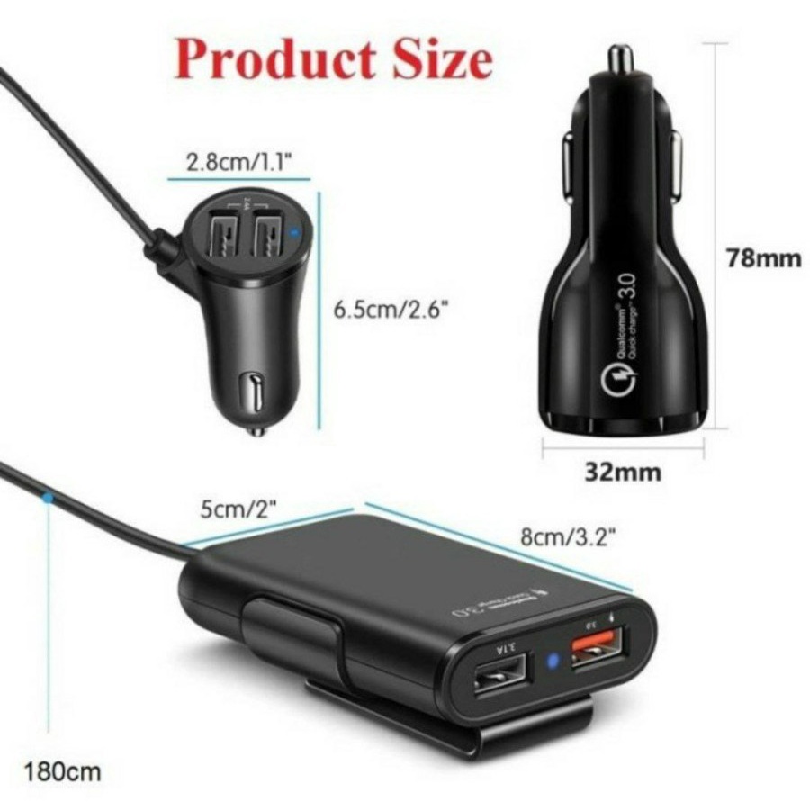 Smart Car Fast Charging Connector Multifungsi