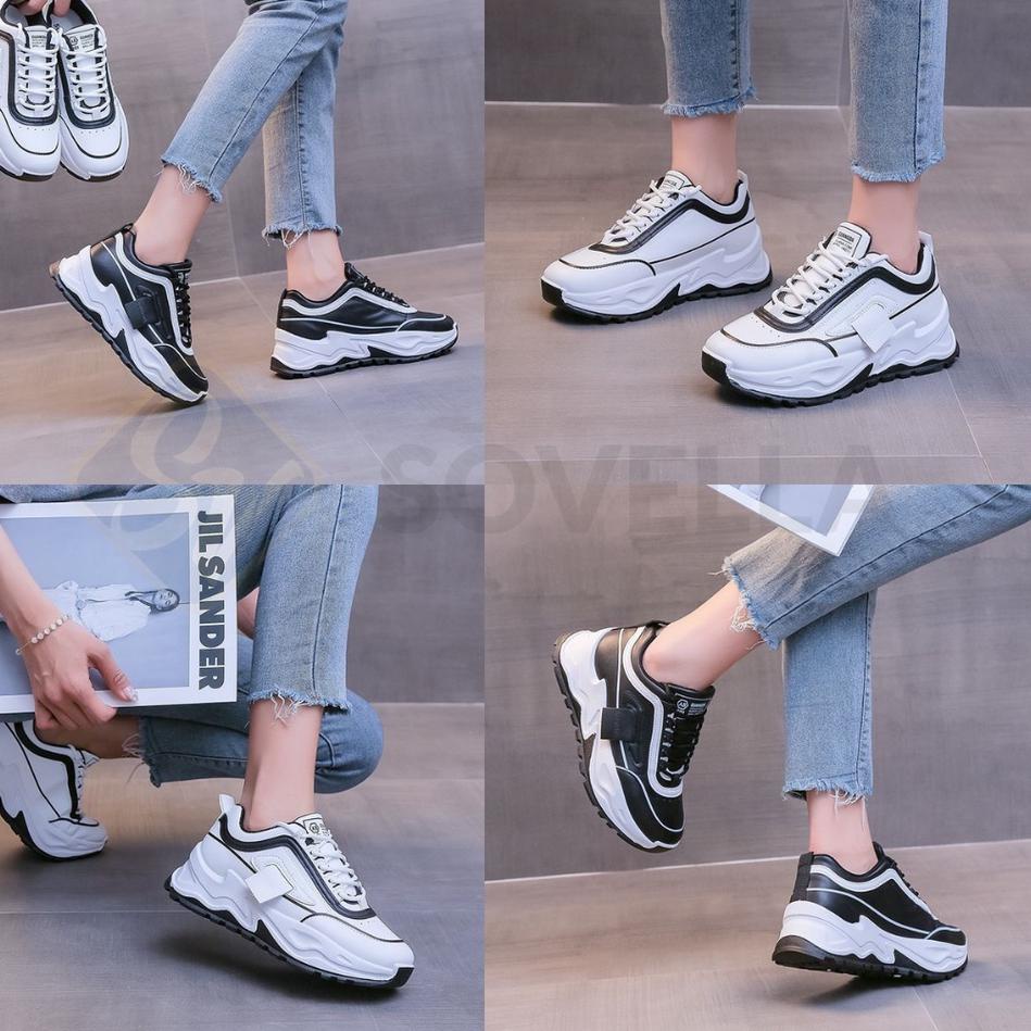 Dijamin Miring harga.. SOVELLA Kenzie Sepatu Sneakers Olahraga Sport Putih Wanita Import