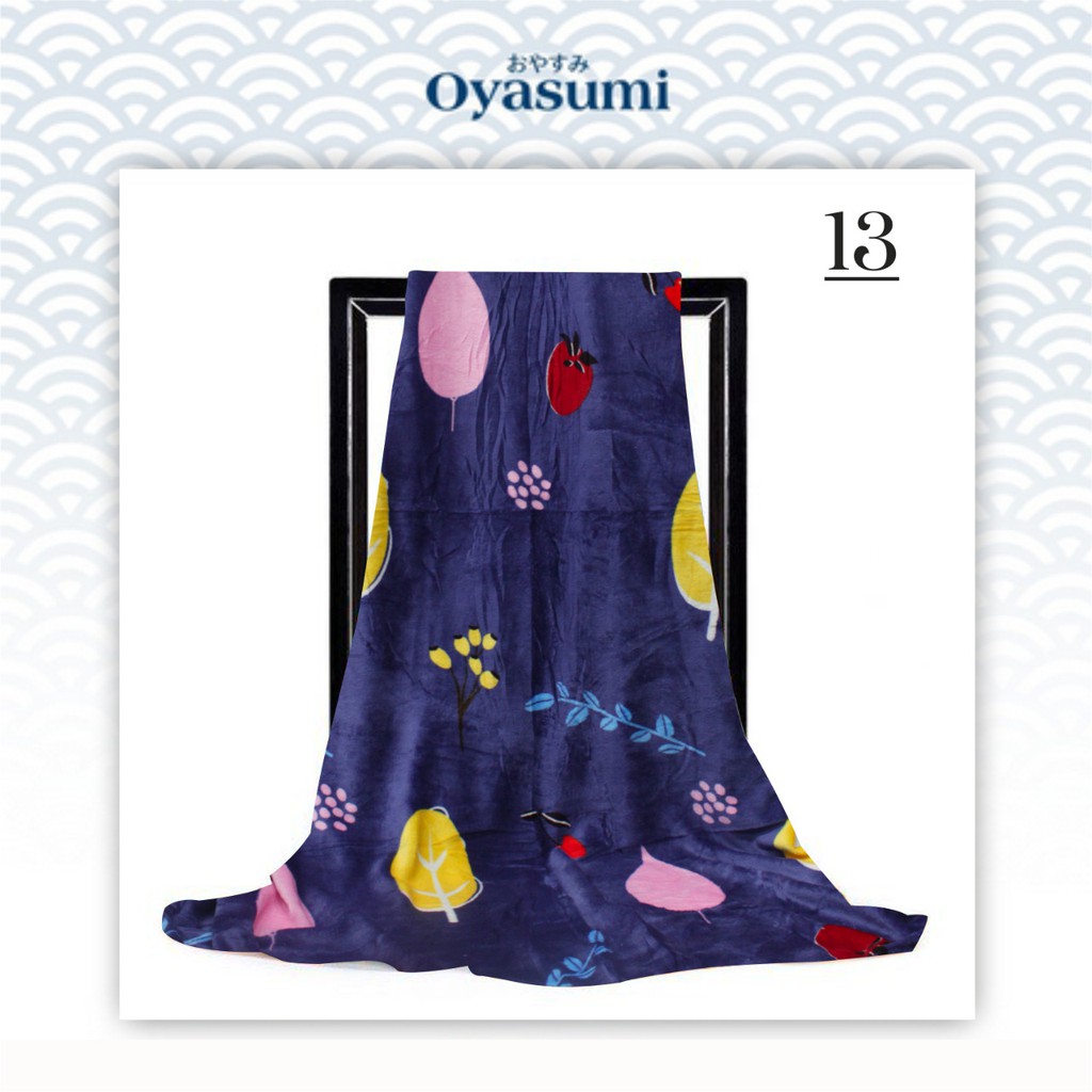 Oyasumi Selimut Motif Dewasa Classic 150x200 Selimut Bulu Halus Selimut Bulu Motif-13