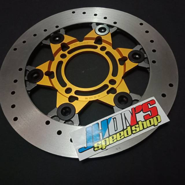 Disk rottor solute thailand ukuran 220mm untuk motor matic honda dan yamaha beat, mio, scoopy ,