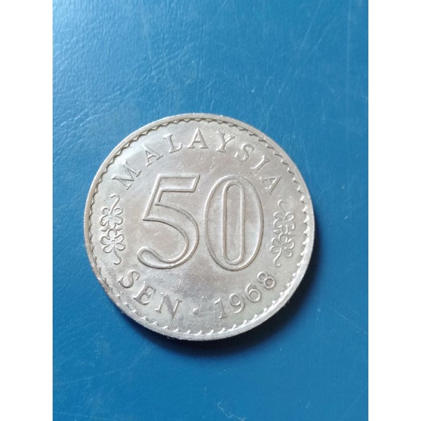 Coin Malaysia 50 sen 1968