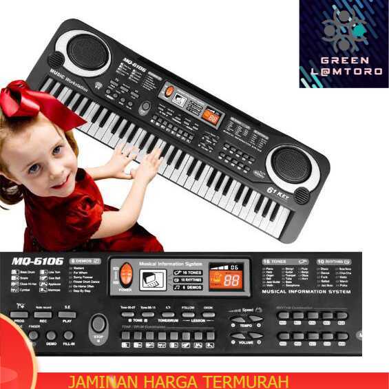 Digital Electronic Keyboard 61 Keys - MQ-6106