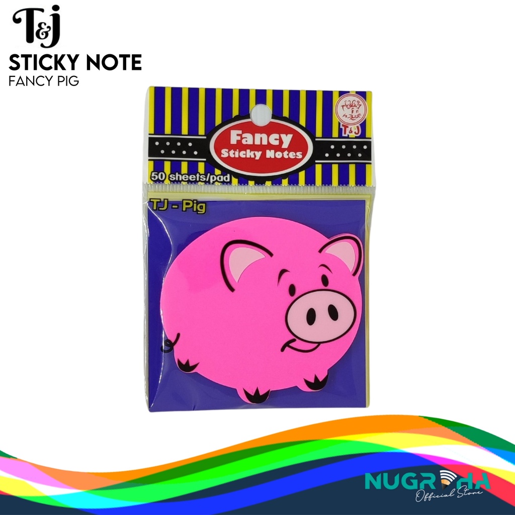 

STICK / STICKY NOTE FANCY TJ PIG