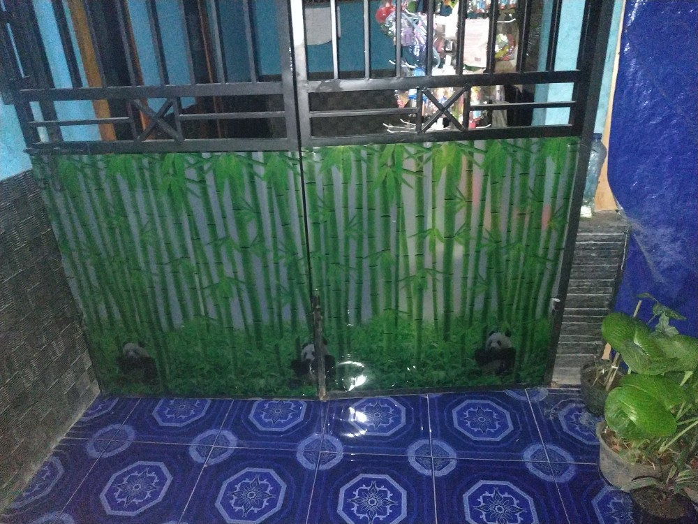 Fiber Pagar Bambu Panda Warna Plastik Tutup Pagar/fiber Plat/ventilasi/lubang Angin