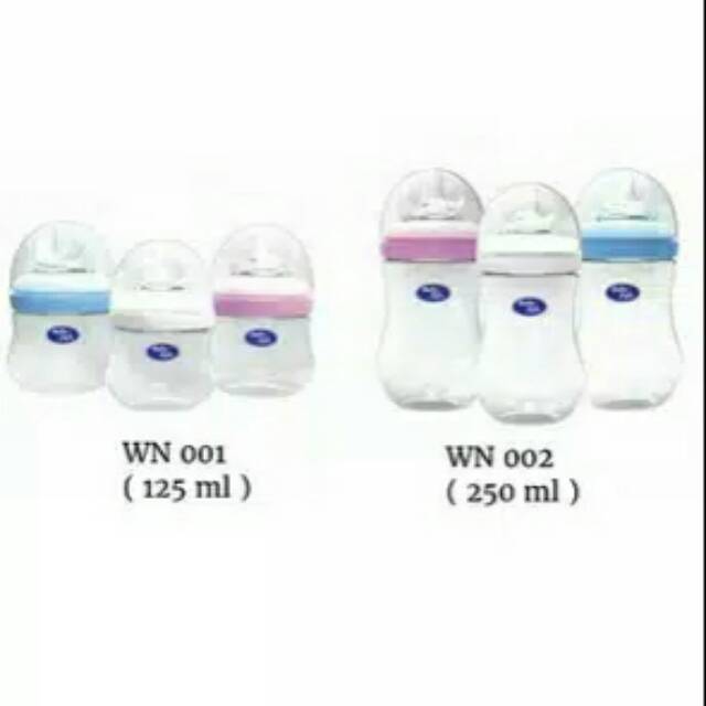 WN001 / WN002 Baby Safe Wide Neck Bottle 125 ml / 250 ml