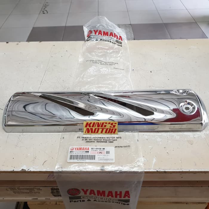 pelindung / tameng / cover knalpot vixion OLD (3C1) asli yamaha