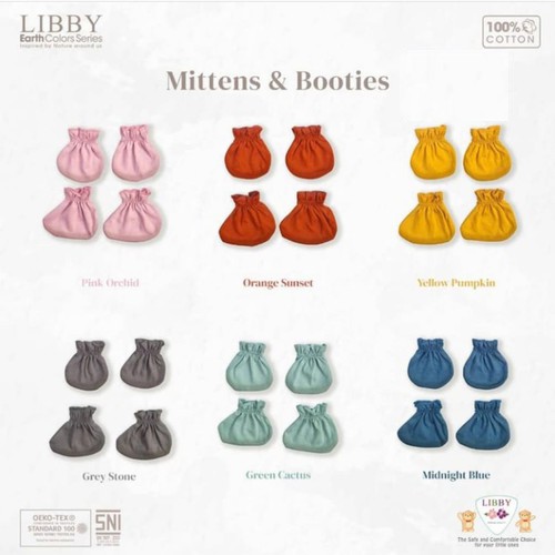 Libby Earth Series Set Sarung Tangan Kaki Bayi (1pcs/pack)