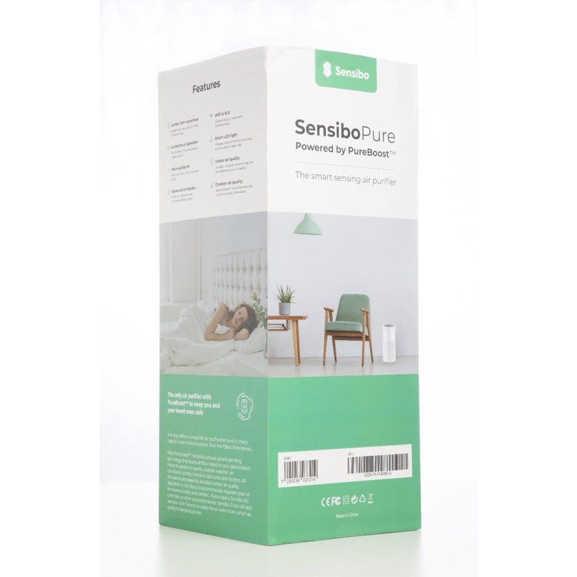 Sensibo Pure Smart Wifi Sensing Air Purifier - 1 Pack (Single Kit)