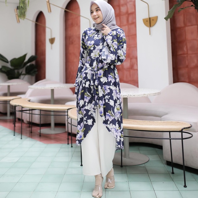 Koyu Hijab Baju Atasan Lusie tunik Hot Sale