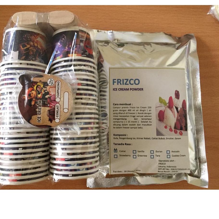 

COD✔️Paket Usaha Es Krim/Paket Es Krim Frizco 250gr|KD5