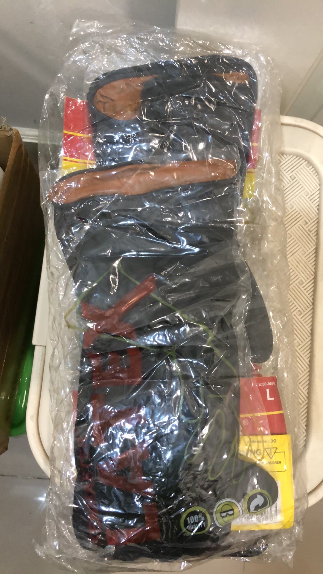 Kenmaster Sarung Tangan Karet Hitam - Latex Hand Gloves