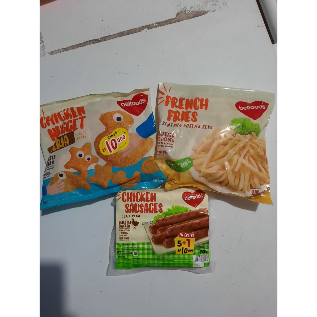 

Paket B Serial Kids Belfood - naget ceria - kentang - sosis