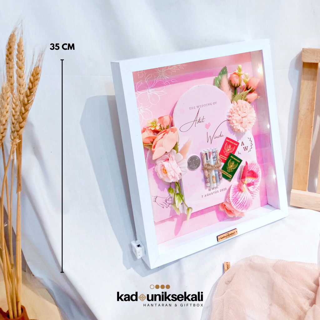 Mahar Pinky Series - Mahar Pernikahan Frame 3D