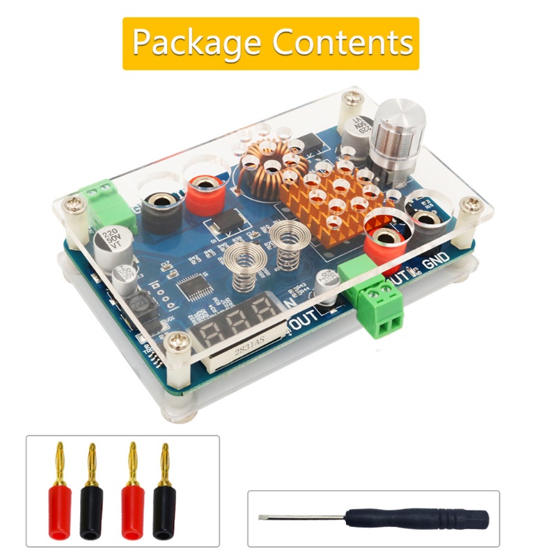 Btsg ADJ Voltage DC-DC 5-32V to 5-45V Step Down Led Modul Konverter Daya Step Down