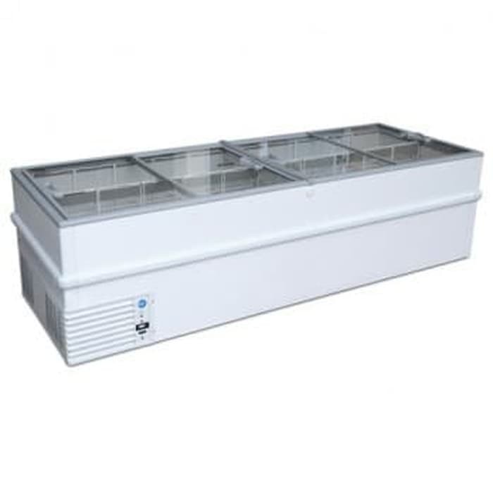 GEA SLIDING FLAT GLASS FREEZER STELLA-200 kulkas pembeku