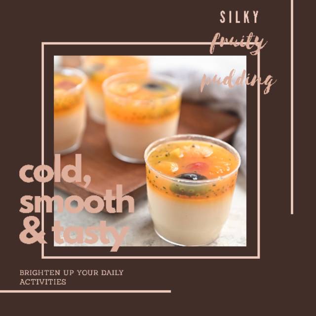 

SILKY FRUITY PUDDING (4 CUP)