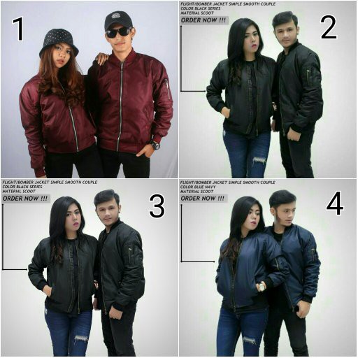 jaket couple bomber