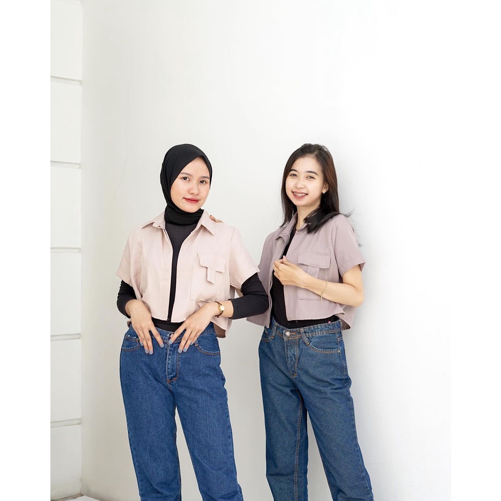[BISA COD] NISKA CROP // ATASAN WANITA // ATASAN CROP WANITA KEKINIAN // OUTFIT SELEBGRAM VIRAL