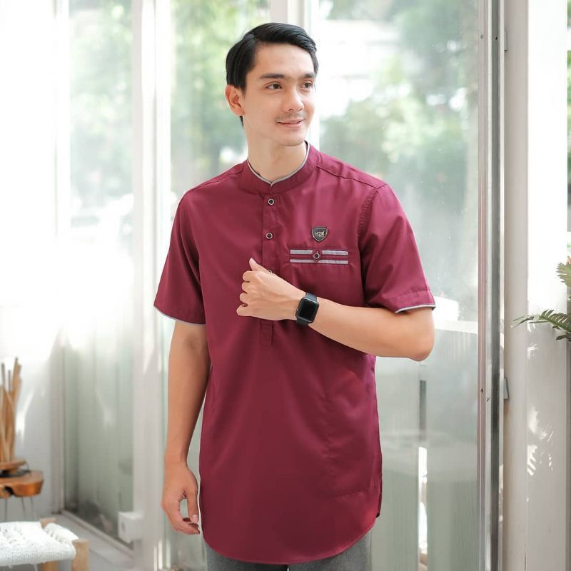 Koko Kurta Dewasa Terbaru Baju Muslim Pria Murah Bahan Katun Toyobo Polos