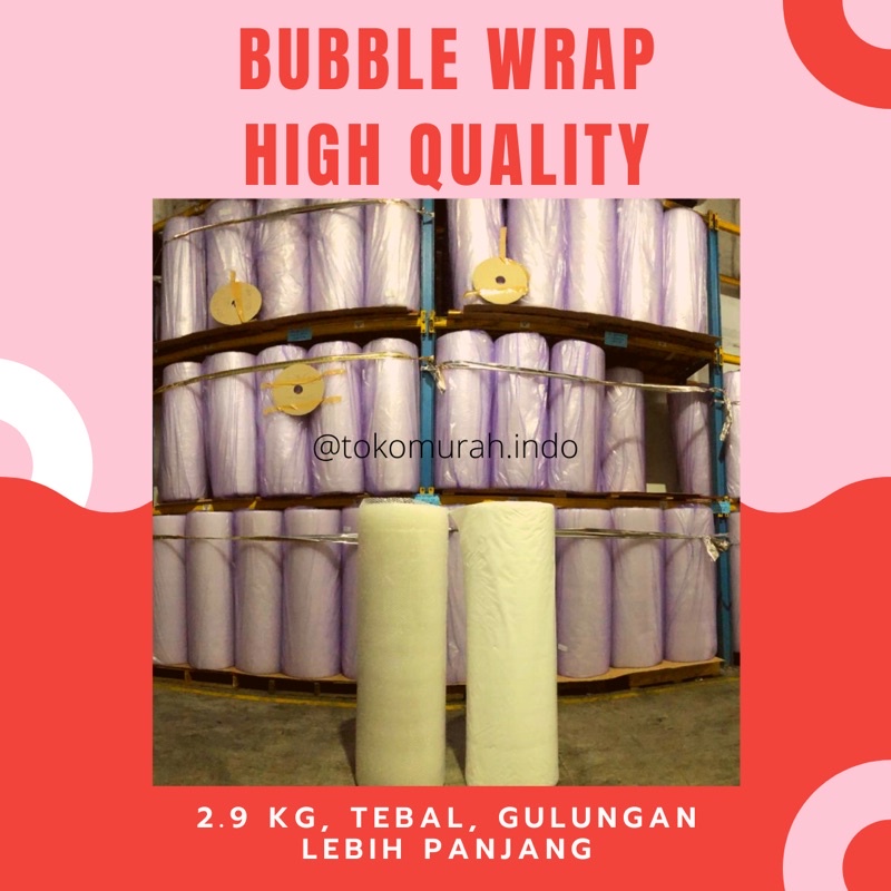 

Bubble Wrap TEBAL packing packaging pabrik ready semarang surabaya meteran roll murah supplier