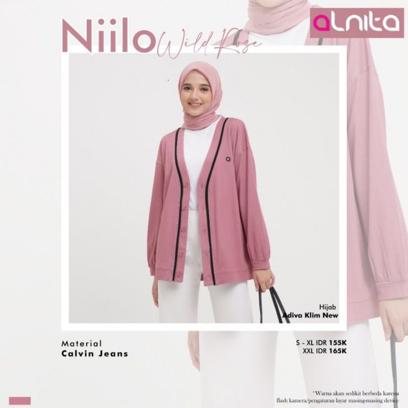 ALNITA OUTER NIILO CARDIGAN ALNITA TERBARU OUTER TERBARU KEKINIAN
