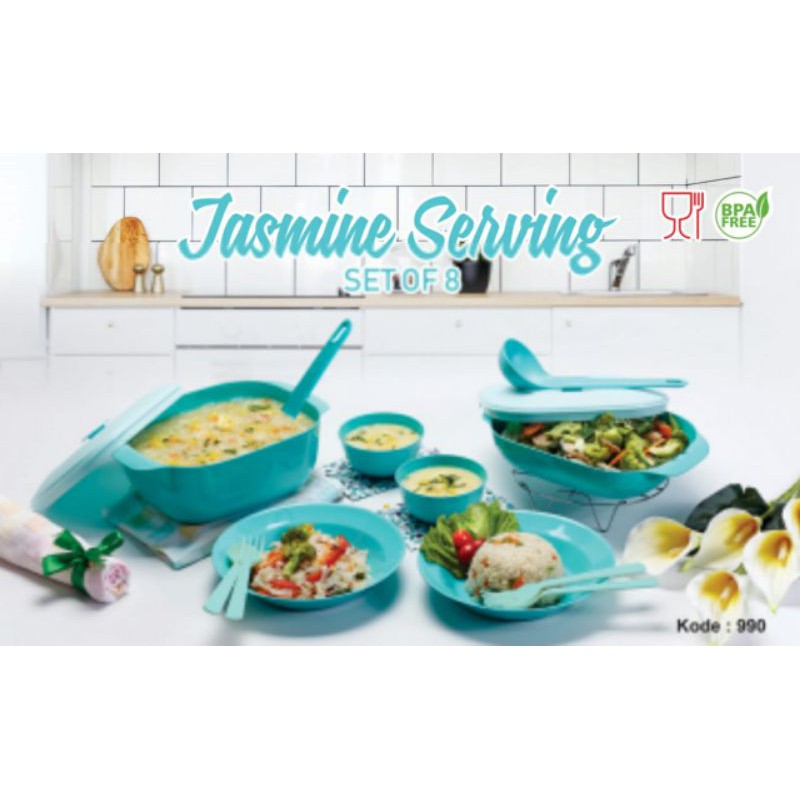 JASMINE SERVING SET 8 pics