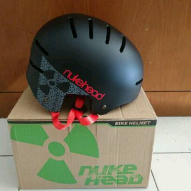 Helm Batok Nukehead Black Matt