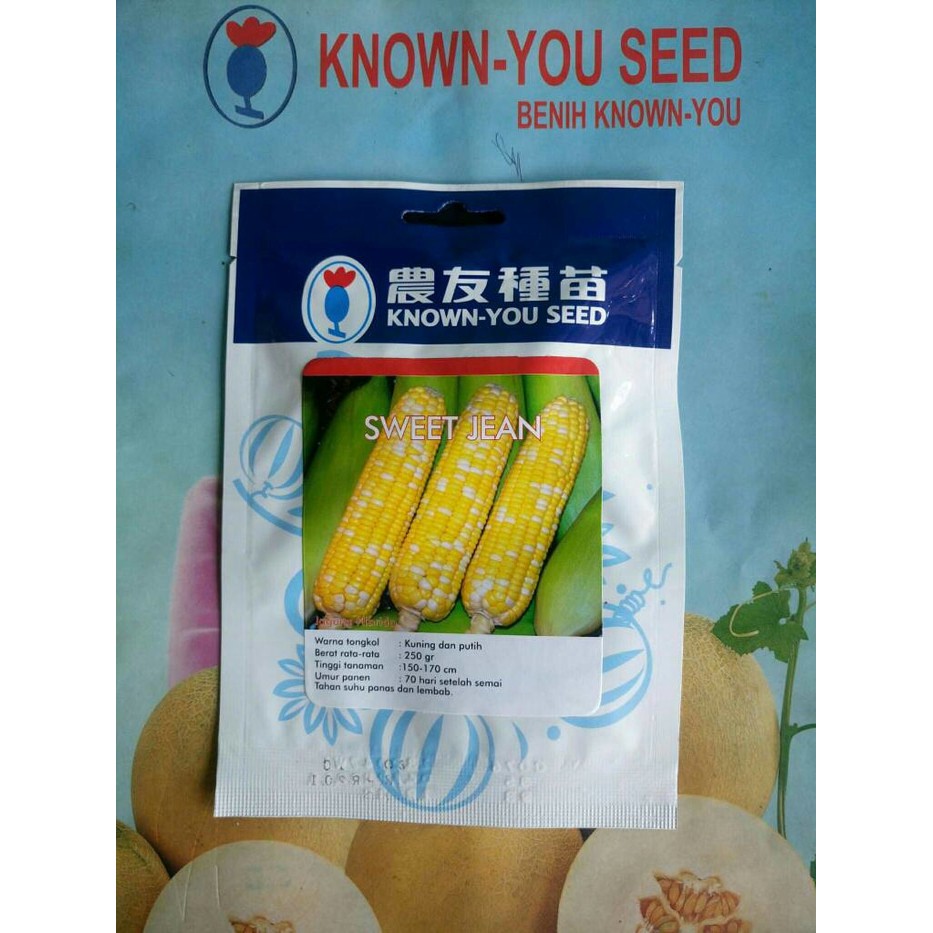 repack 10 biji benih Jagung manis BICOLOR Sweet jean F1 bibit tanaman sayur sayuran