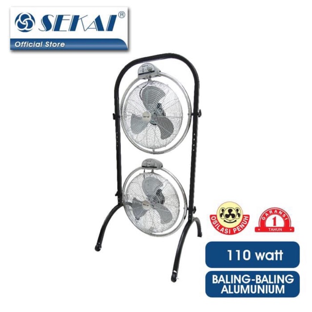 Kipas Angin Double Fan Industri 18 inch IFL 1875 TC Sekai