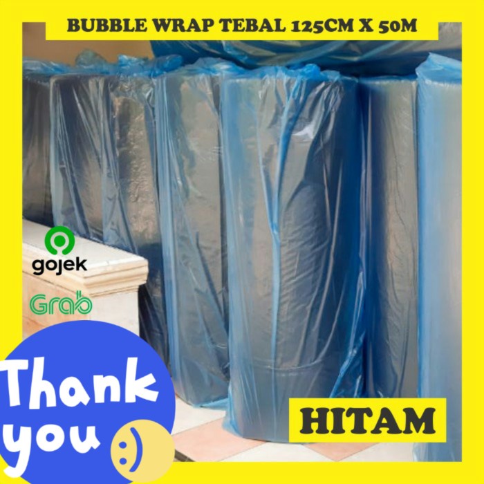 

PROMO BUBBLEWRAP HITAM TEBAL MURAH ROLL UK 125CM X 50M BUNGKUS PACKING