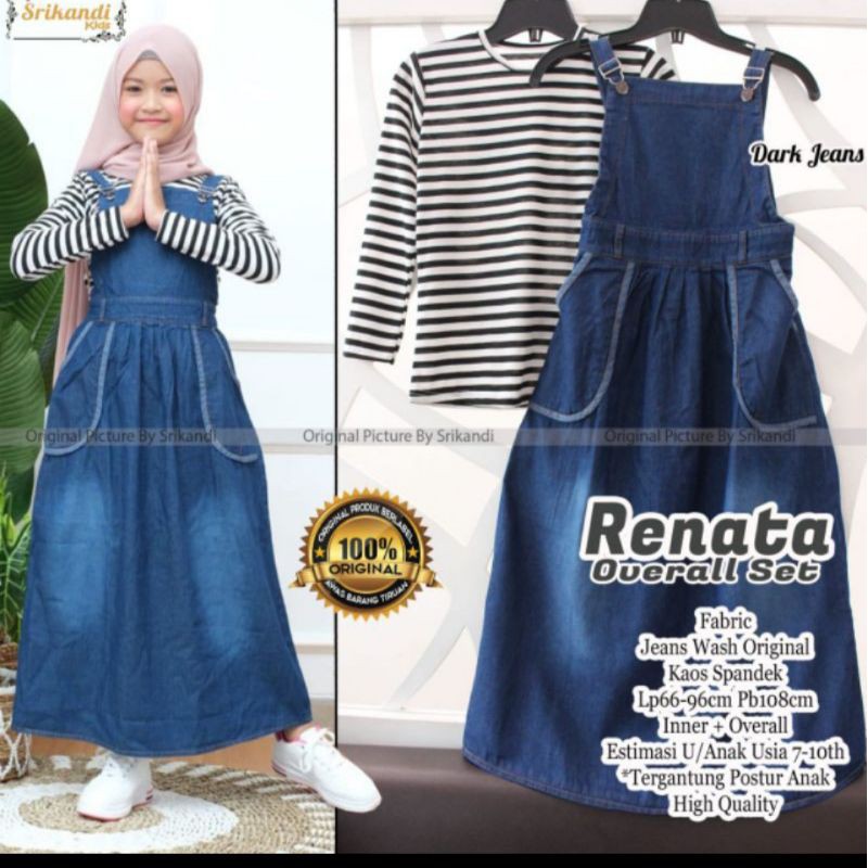 RENATA OVERLL ANAK SET 7-10 TAHUN