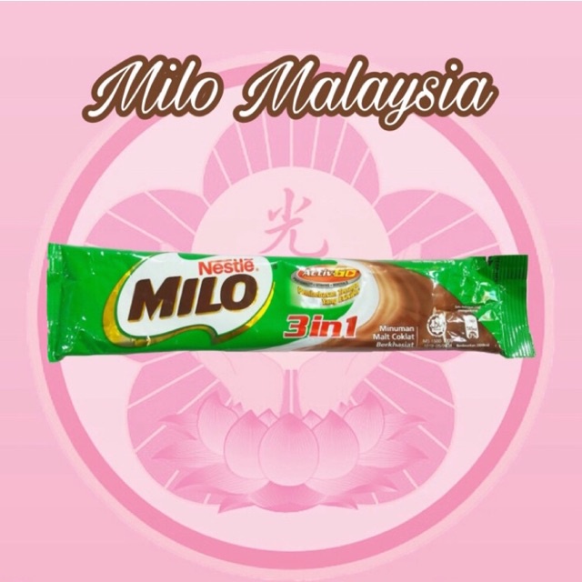 

Milo 3in1 Malaysia Sachet