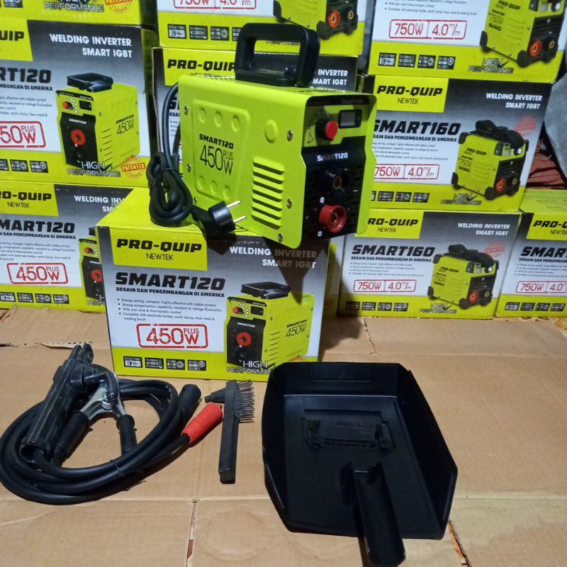 PROFESSIONAL ENGINE INVERTER PRO-QUIP SMART PLUS 450W 120A MESIN LAS LISTRIK