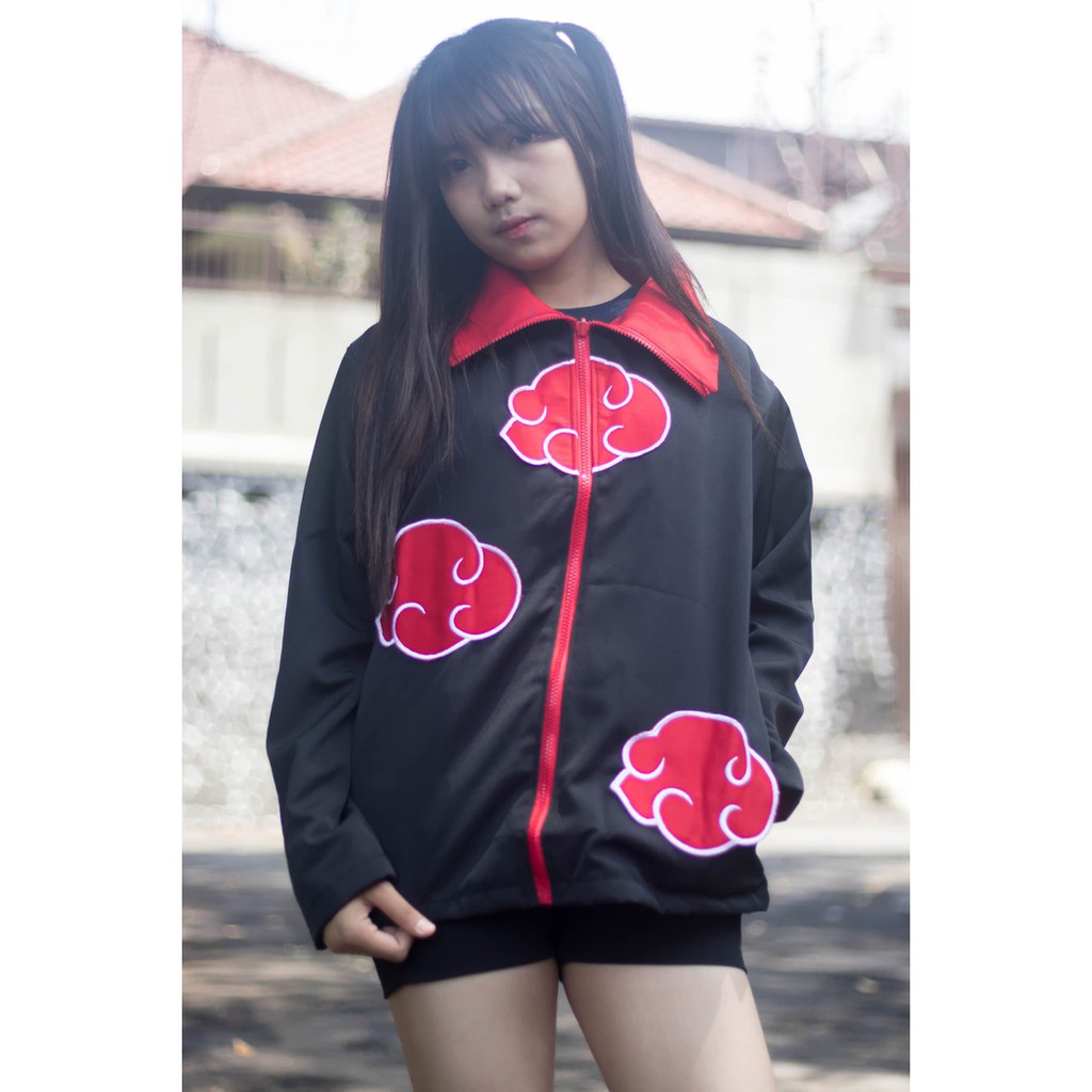 Jaket Anime Akatsuki Itachi Uchiha Naruto Shippuden Awan Merah