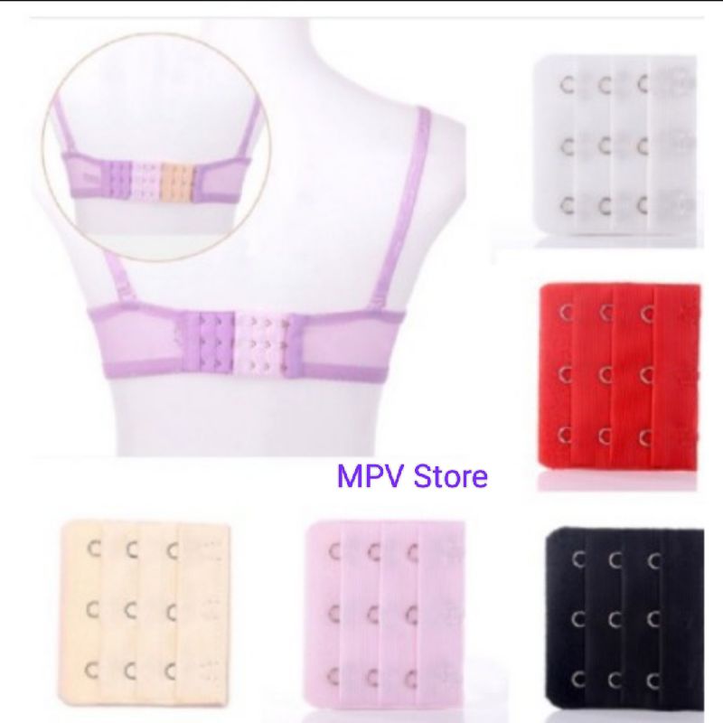 Pengait Bra Extension l Penyambung Kait Bra l Kait Bra Tambahan
