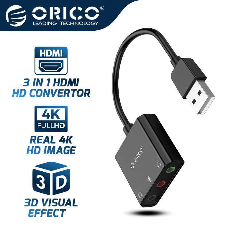 Orico Sound Card SC2 External USB Soundcard Multifunction / ORICO SKT3 External USB Sound Card