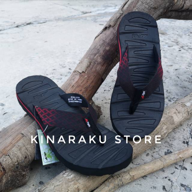 SANDAL REI JEPIT HIKING OUTDOOR AREI KILUA RED ORIGINAL