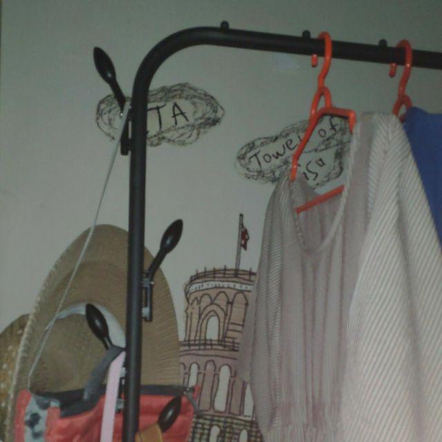 Jemuran Baju / Jemuran Lantai Liveo Triple Decker Clothes Hanger Lv708, Gantungan Baju1