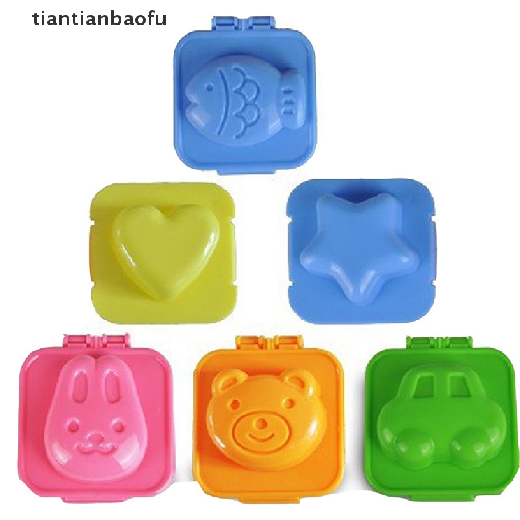 2 Pcs Cetakan Telur Bentuk Kartun Bayi 3D Untuk Aksesoris Bento