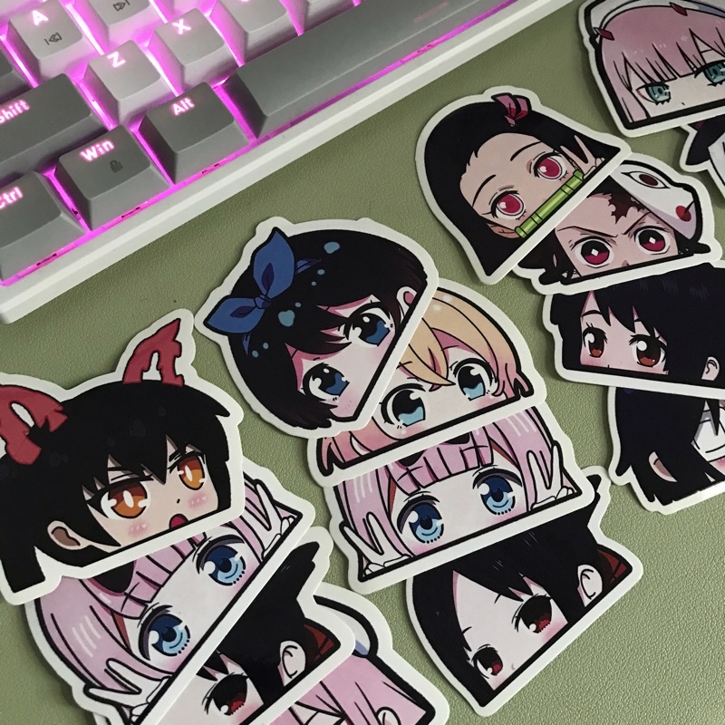 

lolwhatthefudge - sticker peeker anime